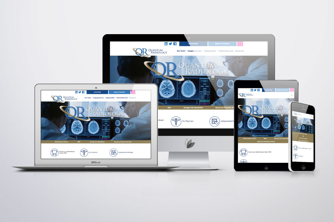 Quantum Radiology Responsive Website